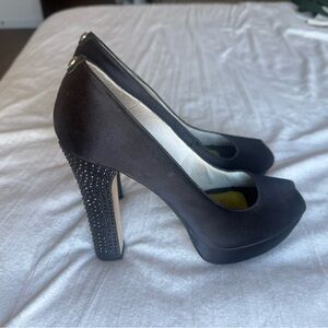 Michael Kors Black High Heels with Studded Heel
